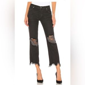 We The Free Maggie Distressed Straight Leg Jeans